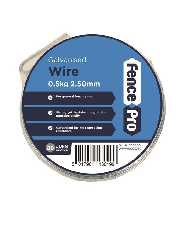 Galv Wire 2.5MM 0.5KG