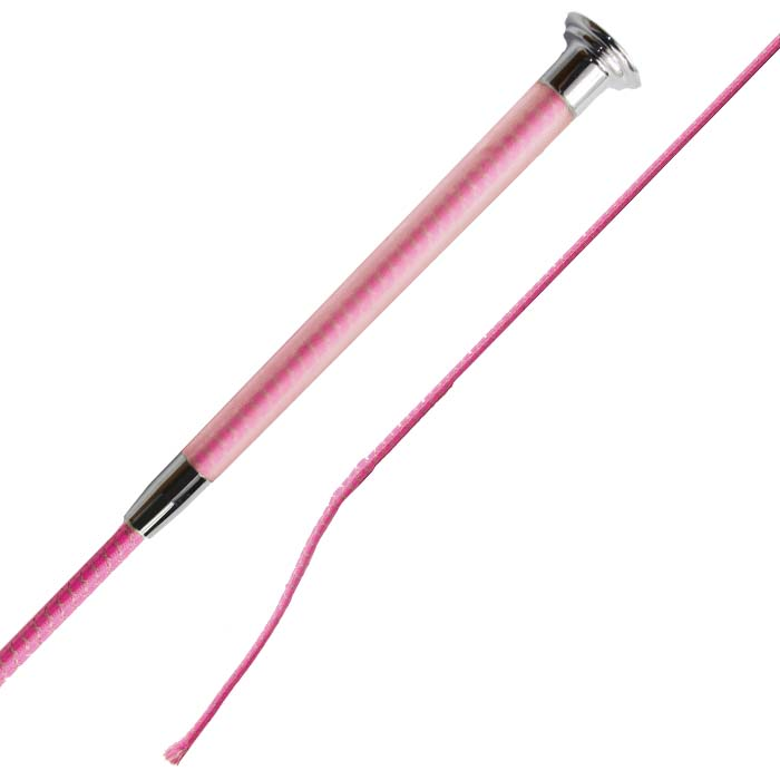 Woof Wear Hi Vis Riding Whip Pink 110cm