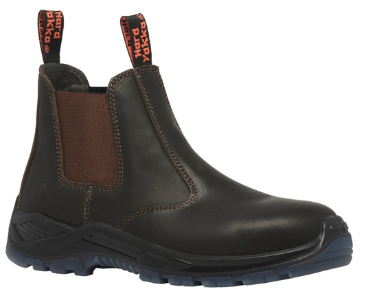 Hard Yakka BANJO Brown Safety Dealer Boots Brown