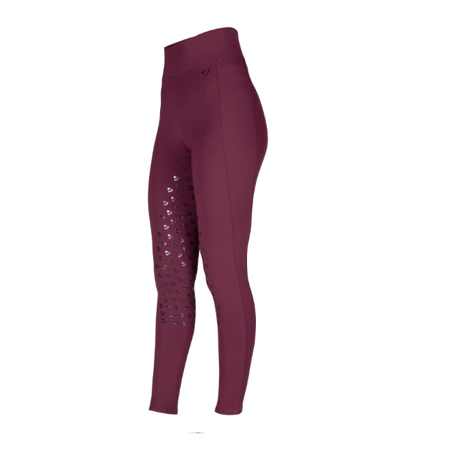 Aubrion Eltar Riding Tights Black Cherry (Young Rider)