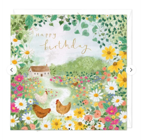 Whistlefish Happy Birthday Cottage Card