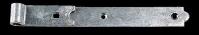 Galv Straigh Hook & Band 10inc