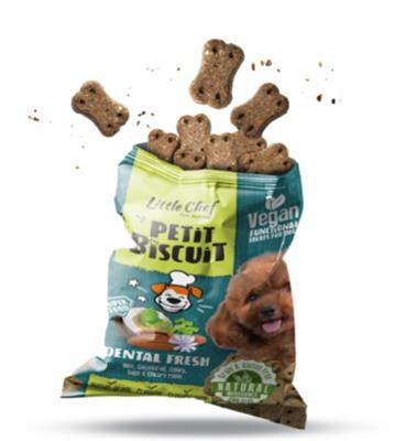 Little Chef Petit Biscuit- Dental Fresh Vegan Treats For Dogs