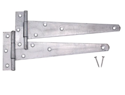 Eliza Tinsley 8 inch Galvanised Tee Hinges