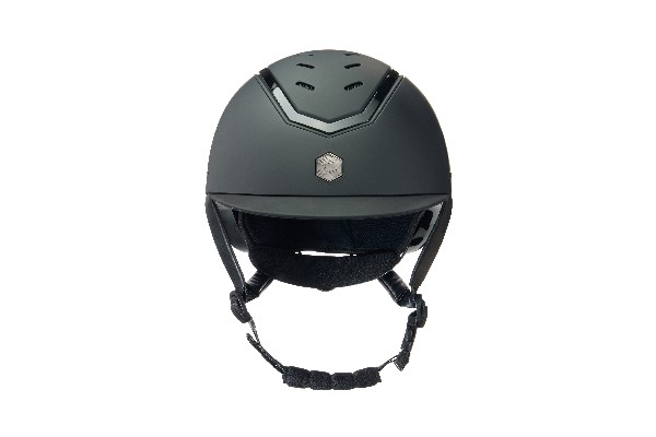 Charles Owen Kylo Riding Hat with Mips - Black Matte/Gloss