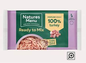 Natures Menu Freeflow Mince 100% Turkey 2kg