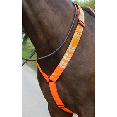 Equi-Flector Breastplate Orange