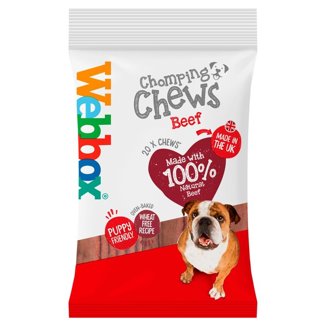 Webbox Chomp Chews Beef - 20 Chews