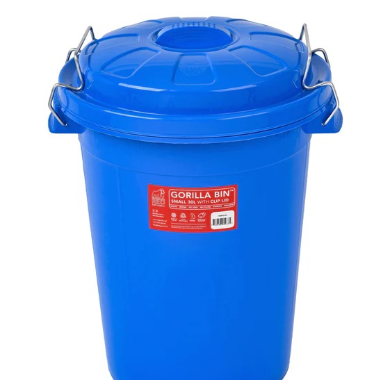 Red Gorilla 30 Litre Bin Blue