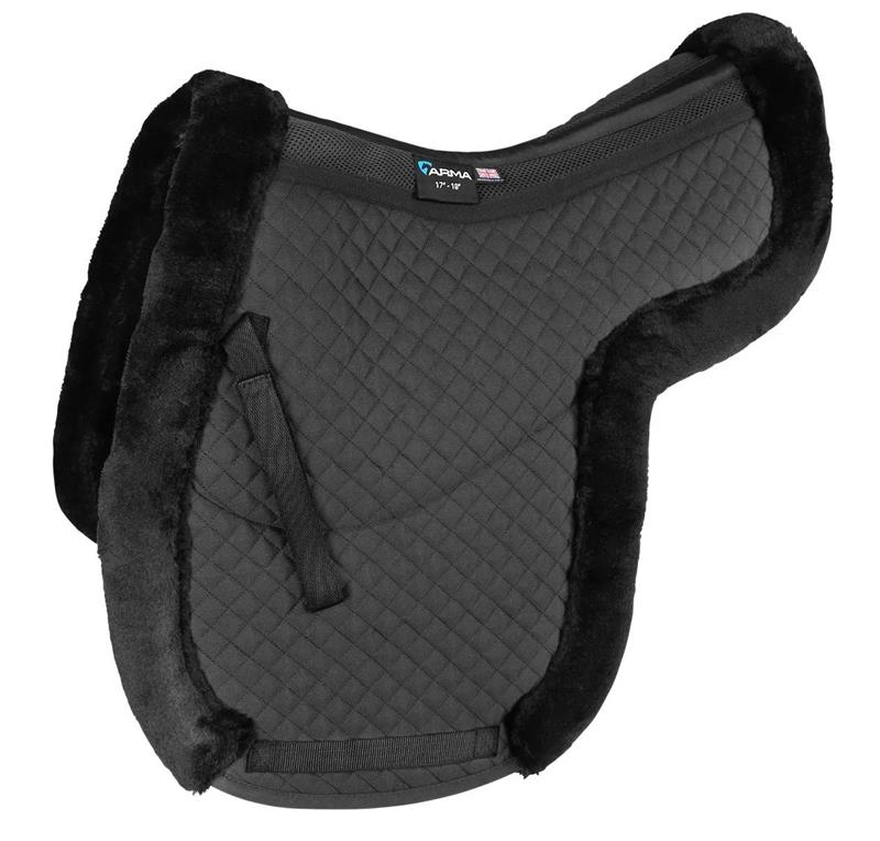 ARMA Fully Lined Numnah BLACK