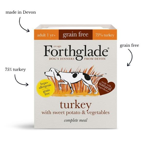 Forthglade Turkey & Vegetables Grain Free 395g