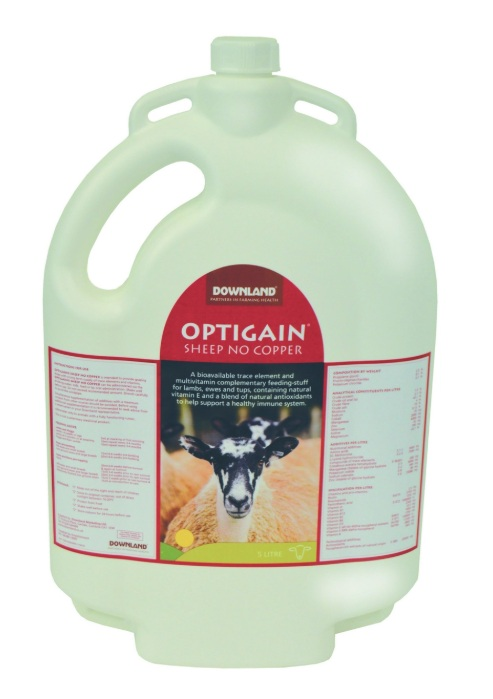 Optigain Sheep No Copper 5 Litres