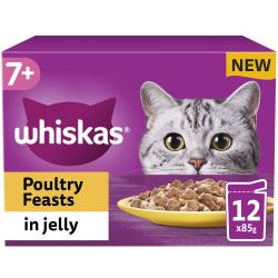 Whiskas 7+ Poultry 12 x 85g Pouches