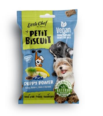 Little Chef Petit Biscuit- Puppy Power Vegan Dog Treats