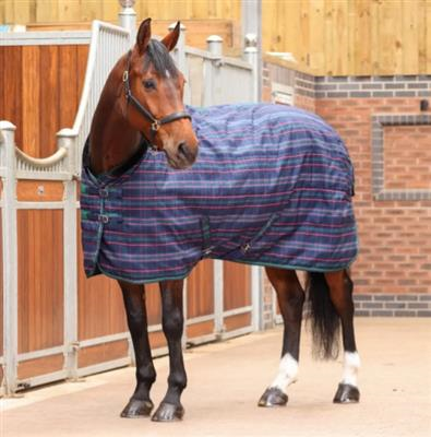 Tempest Plus 100 Stable Rug Navy Tartan