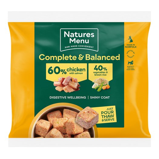 Natures Menu Complete & Balanced 60/40 Chick with Salmon 1kg
