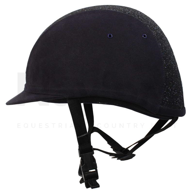 Charles Owen YR8 Riding Hat - Sparkly Navy