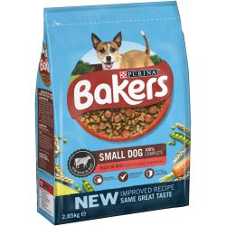 Bakers Small Dog Beef 2.85kg
