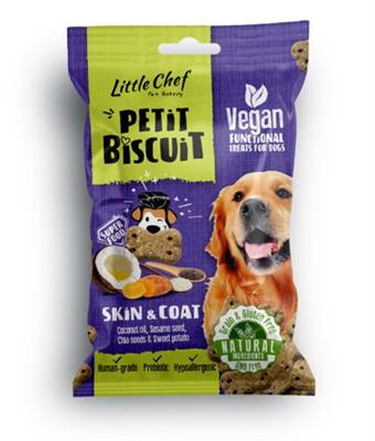 Little Chef Petit Biscuit- Skin & Coat Vegan Dog Biscuits