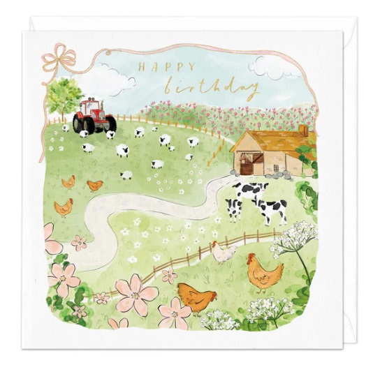 Whistlefish Happy Birthday Farm Yard