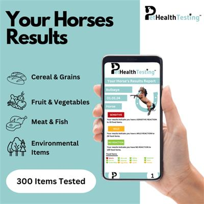 Pet Health Testing Horse Food Sensitivity Test