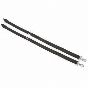 Shires Elastic Leg Straps Black - One Size