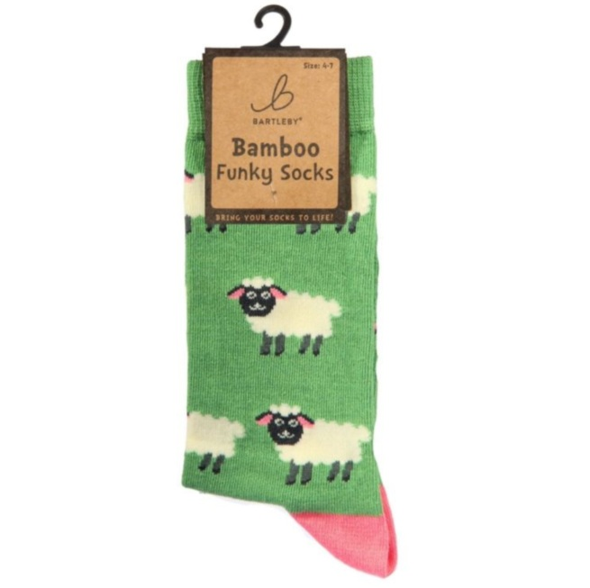 Bamboo Funky Socks Country Sheep (4-7)