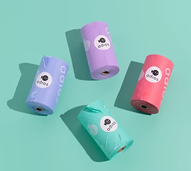 Adios Poo Bags - Multi Cornstarch Bags