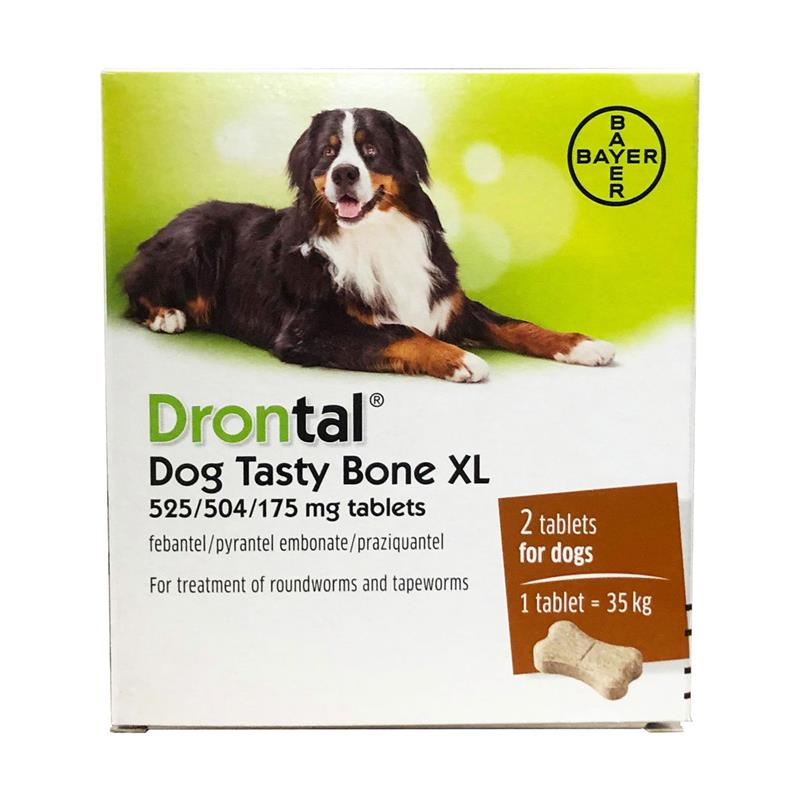 Drontal Plus Extra Large Dog x 2 Tablets
