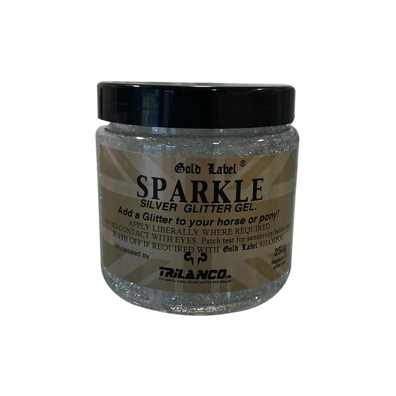 Gold Label Silver Sparkle Gel 250g