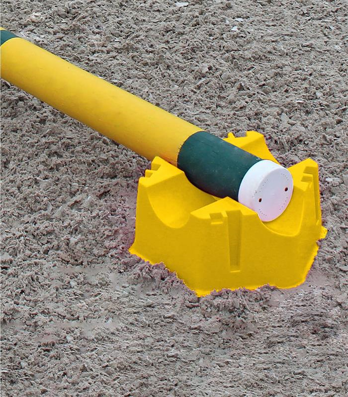 Pole Block Yellow