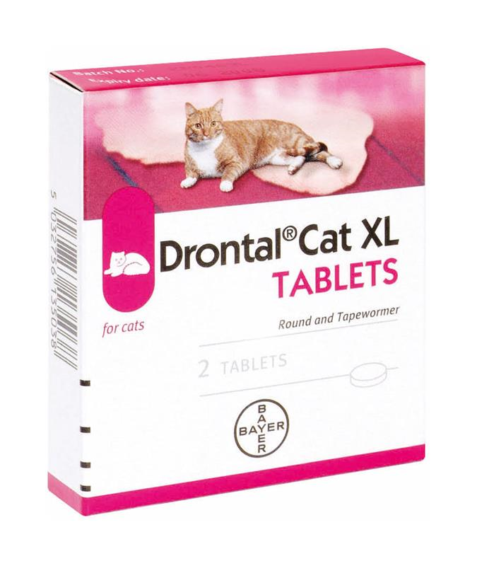 Drontal Cat Extra Large Wormer x 2 Tablets