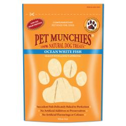 Pet Munchies White Fish 100g