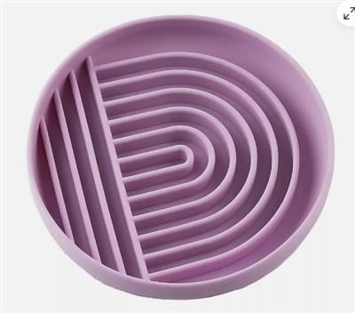 Parrallax Hide And Lick Bowl- Purple