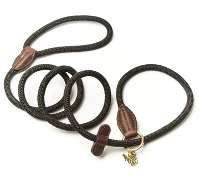 Digby & Fox Slip Lead Black