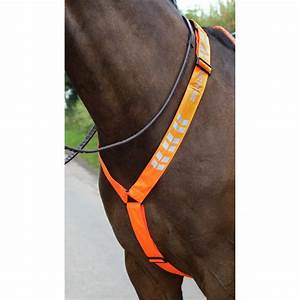 Equi-Flector Breastplate Orange
