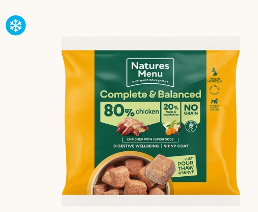 Natures Menu Complete & Balanced 80/20 Chicken 1kg