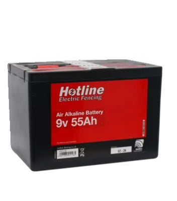 Hotline 9v air alkaline battery | 9v 55amp/hr