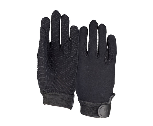 Shires Newbury Gloves Black (Children's)