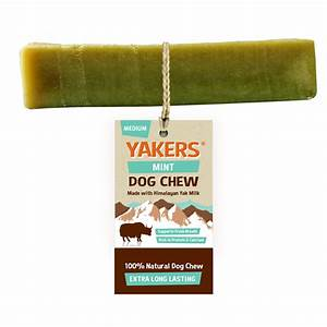 Yakers 100% Natural Yak Milk Chew- Medium Mint