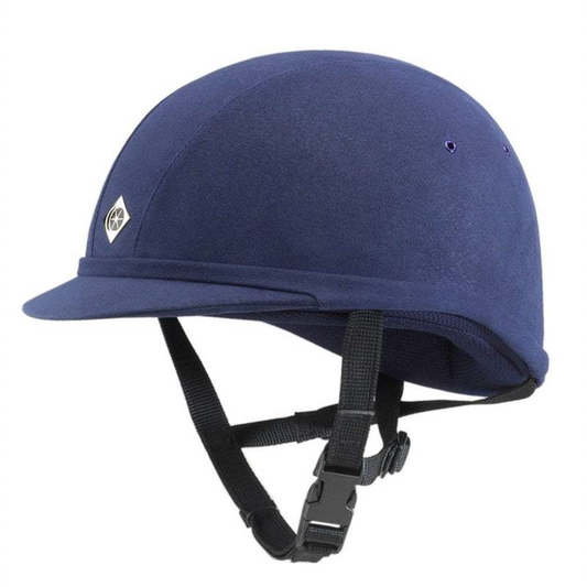 Charles Owen YR8 Riding Hat - Navy
