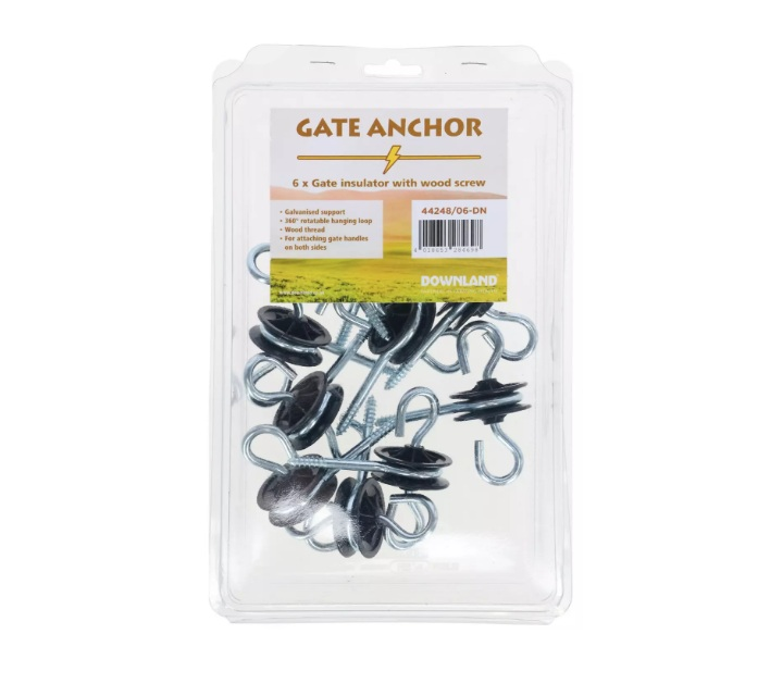Downland Screw In Gate Break Post Anchor 6 Pack
