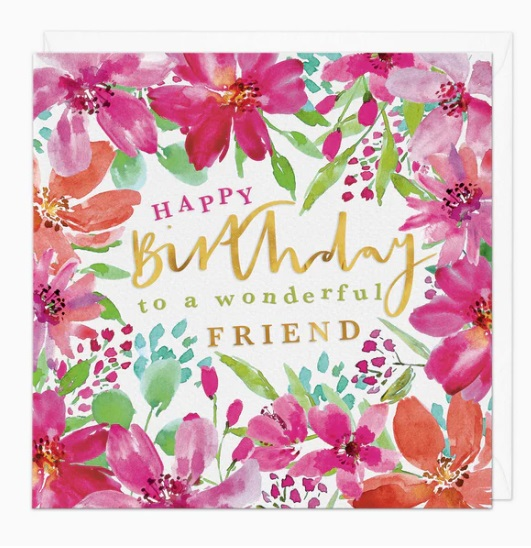 Whistlefish Wonderful Friend Birthday Card