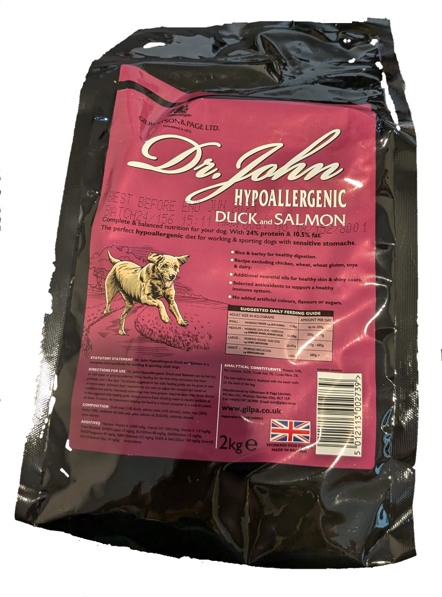 Dr John Hypoallergenic Duck & Salmon 2kg