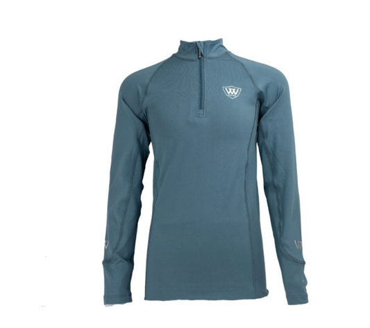 Woof Wear Young Rider Tech Shirt Mineral Blue