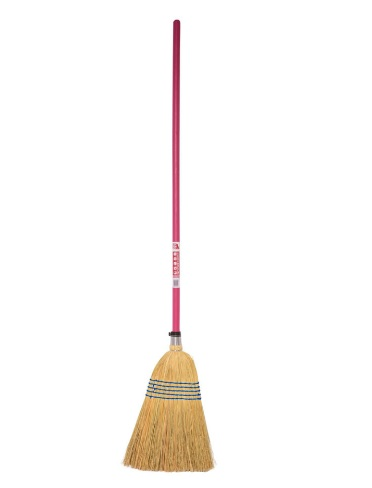 Red Gorilla Corn Broom Pink 120cm