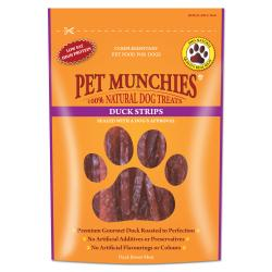 Pet Munchies Duck Strips 90g