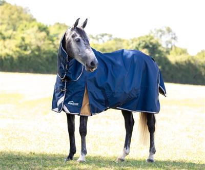 Highlander Plus Lite Combo Turnout Rug Navy