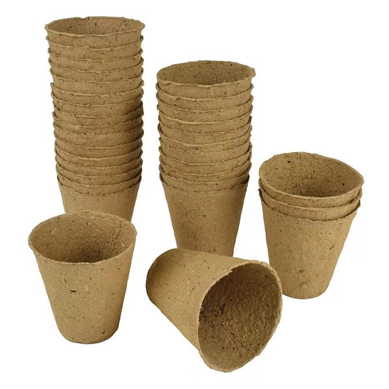 Gro-Sure Fibre Pots 8cm Round