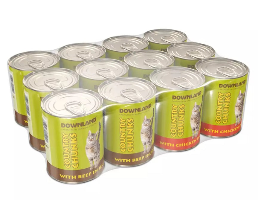 Downland Country Chunks Cat 12 x 400g
